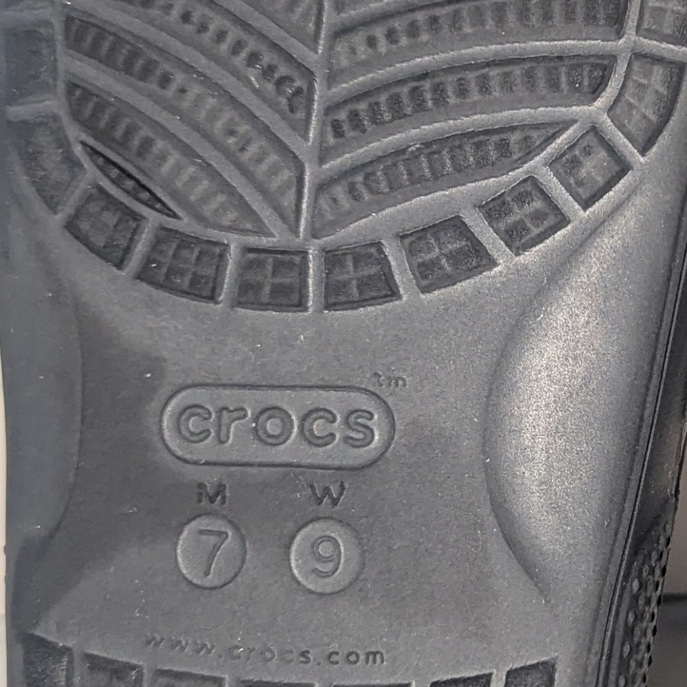 Crocs Black Slide Sandals - Picture 4 of 8